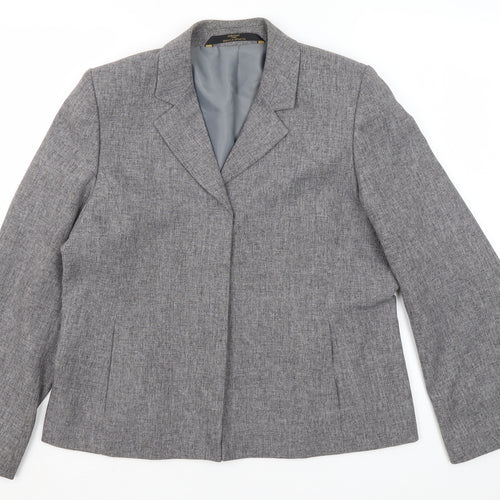 Marks and Spencer Women’s Grey Petite Blazer Size 14