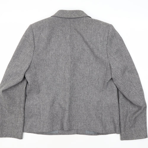 Marks and Spencer Women’s Grey Petite Blazer Size 14