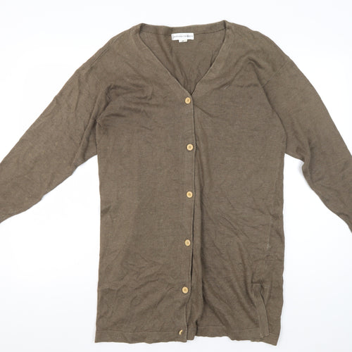 Jeffrey Rogers Women's Brown Cardigan Size 10