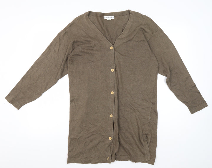 Jeffrey Rogers Women's Brown Cardigan Size 10
