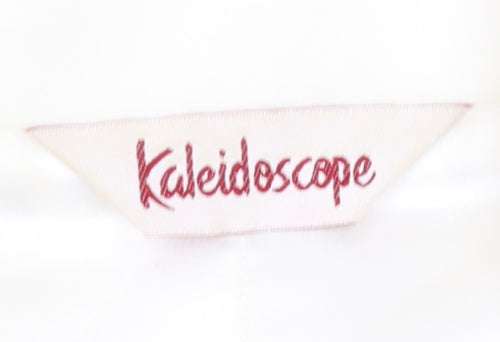 Kaleidoscope Women's White Blazer UK 14 Regular