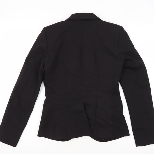 H&M Women's Black Suit Jacket Size 6 Modern Style