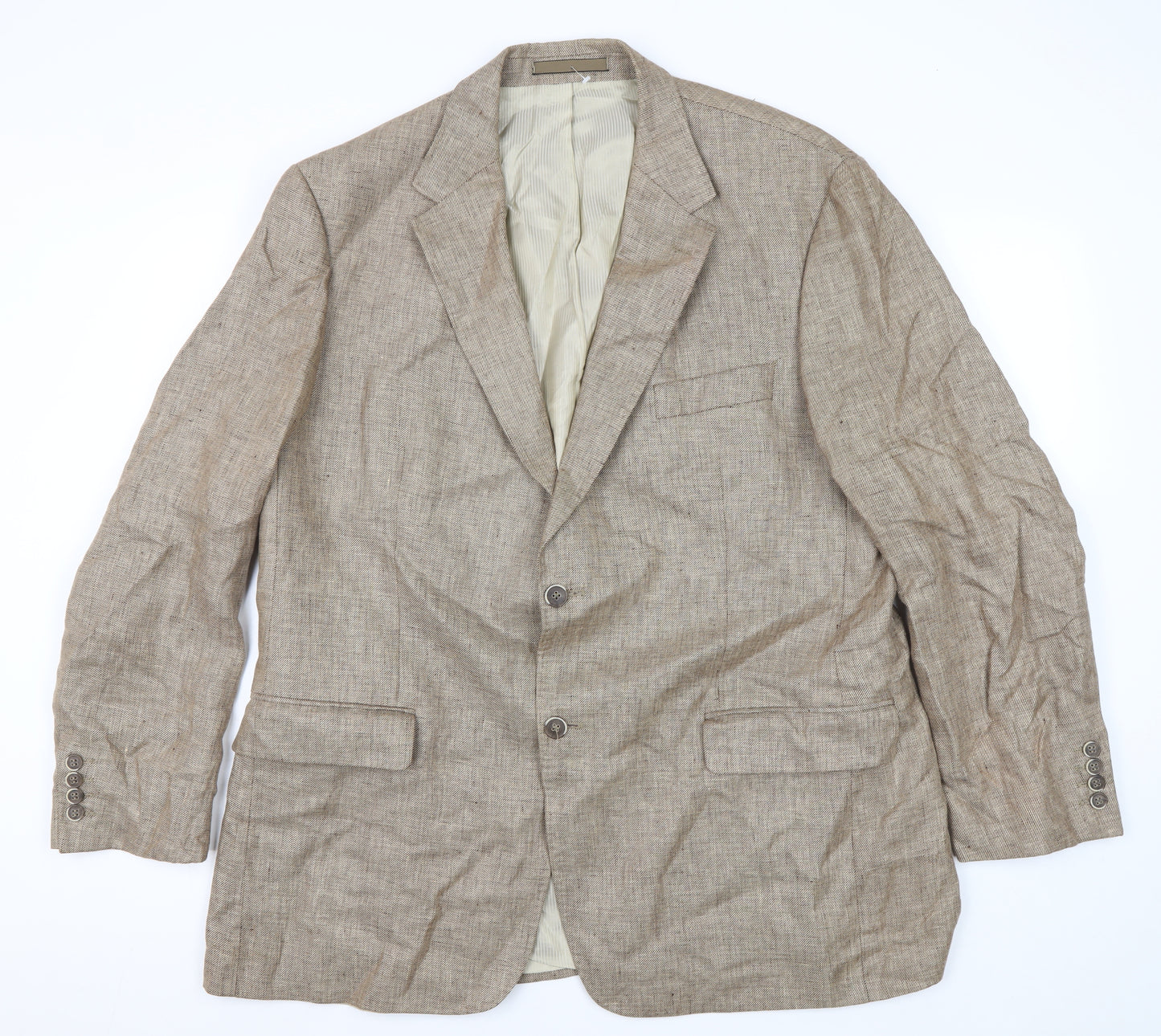 Marks and Spencer Men's Beige Blazer, Size 44R