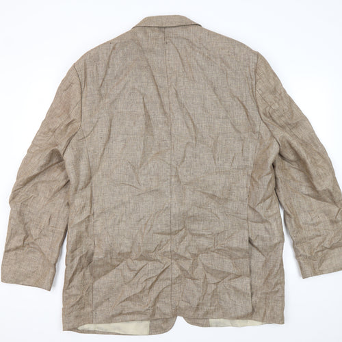 Marks and Spencer Men's Beige Blazer, Size 44R