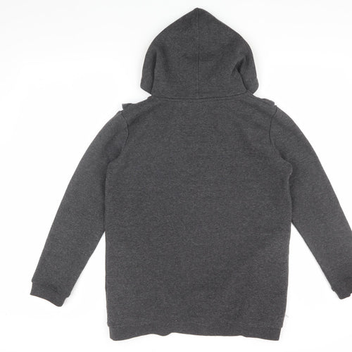 LFC Girls Grey Hoodie, 11-12 Years, Ruffle Logo Pullover