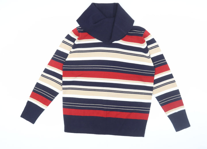 Isle Essentials Women's Multicoloured Stripe Jumper M