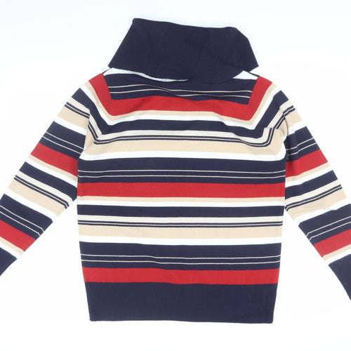 Isle Essentials Women's Multicoloured Stripe Jumper M