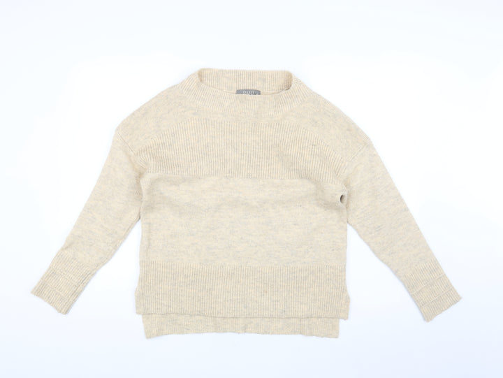Oasis Women's Beige Small Knit Pullover Jumper
