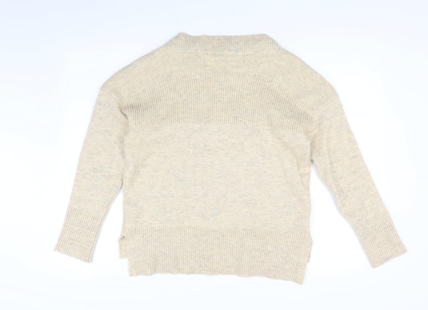 Oasis Women's Beige Small Knit Pullover Jumper