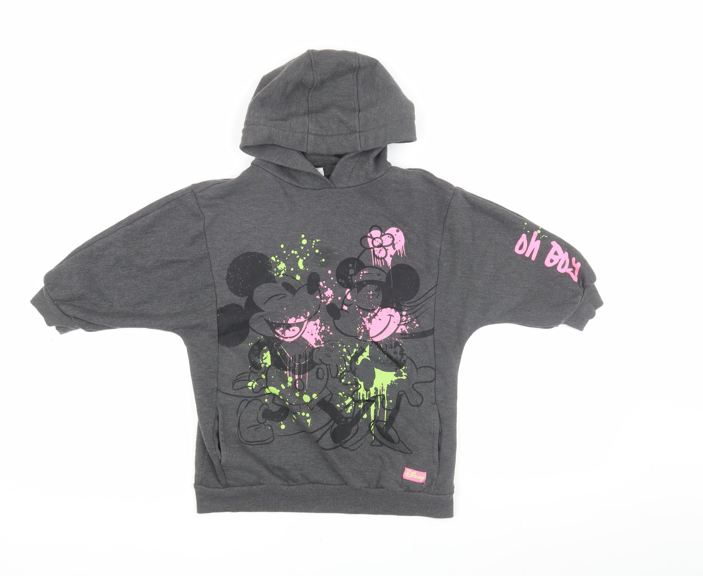 Disney at Next Grey Mickey Mouse Girls Hoodie, Size 5