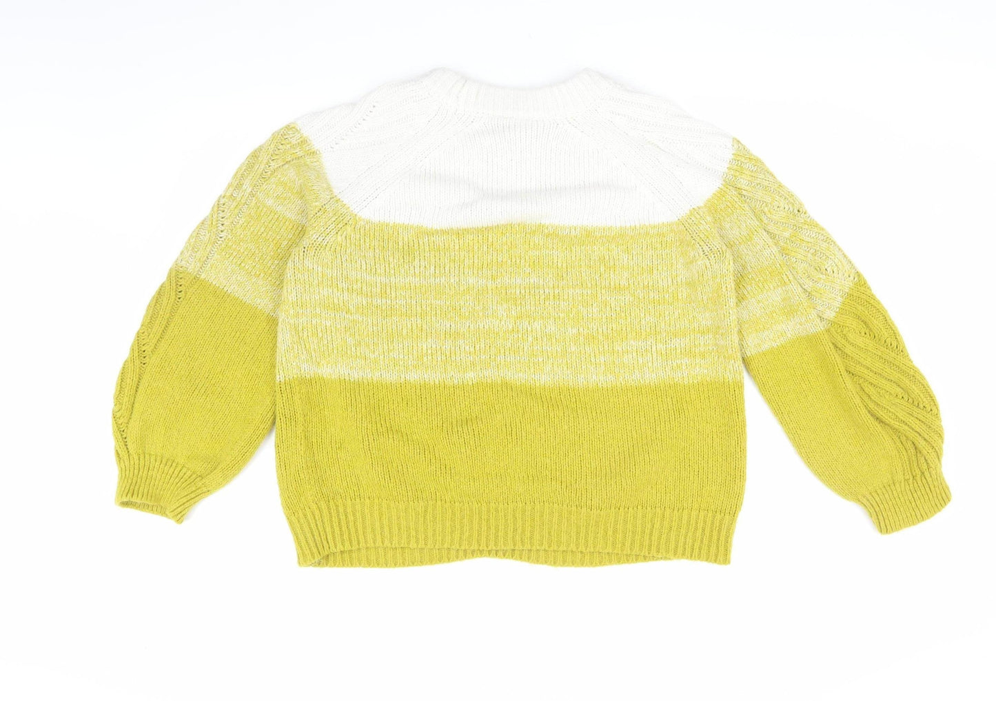 VILA Women's Multicolour Cable Knit Jumper, Size L