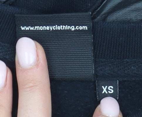 Money Women's Black XS Pullover Sweatshirt
