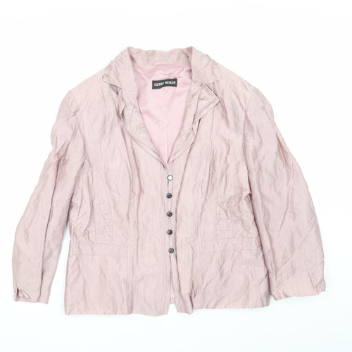 Gerry Weber Women's Pink Blazer Size 14