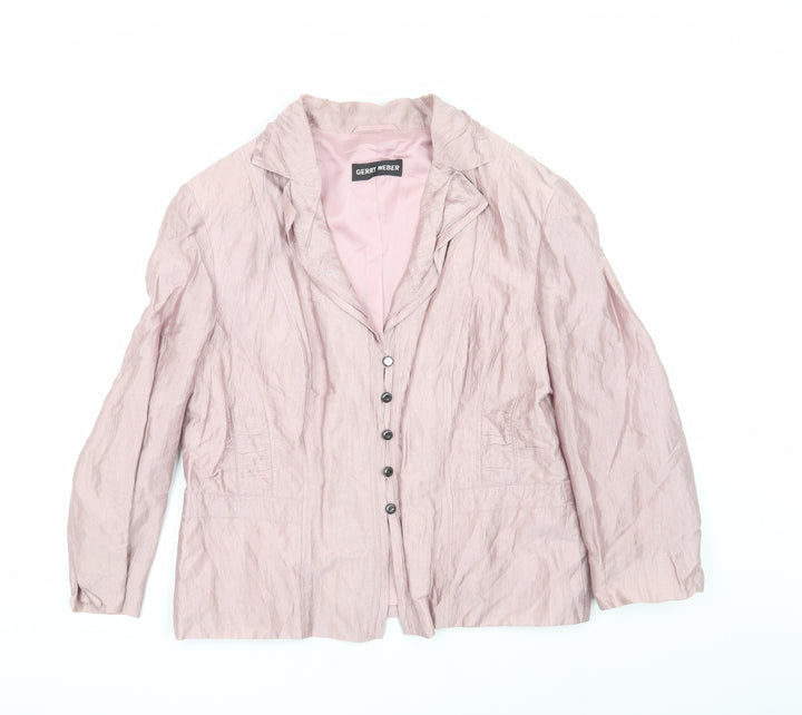 Gerry Weber Women's Pink Blazer Size 14