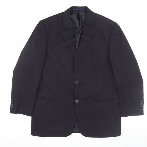 Knight & Asprey Men's Black Blazer 40S