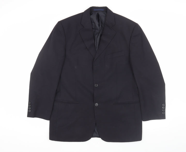 Knight & Asprey Men's Black Blazer 40S