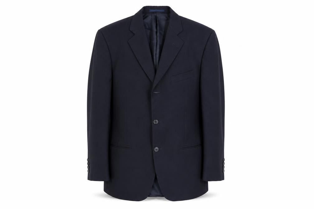 Front view of Knight & Asprey Men's Black Blazer 40S