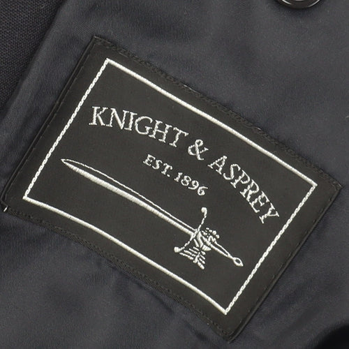 Knight & Asprey Men's Black Blazer 40S