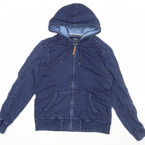 FatFace Men's Blue Full Zip Hoodie - Size M