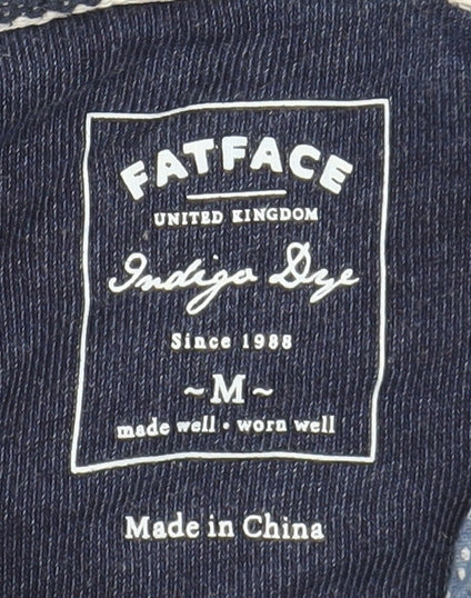 FatFace Men's Blue Full Zip Hoodie - Size M