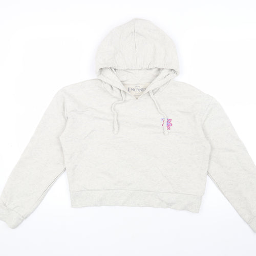 Disney Girls White Encanto Hoodie XS Pullover Graphic Print