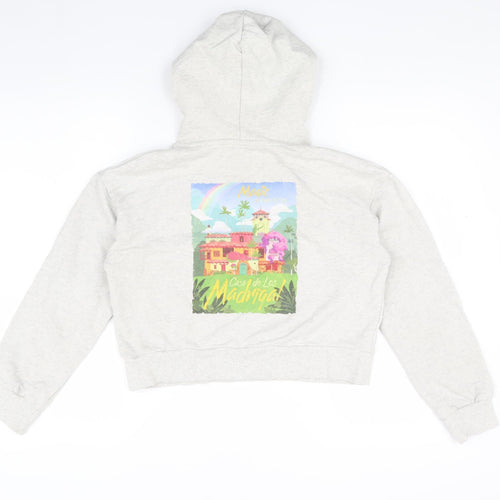 Disney Girls White Encanto Hoodie XS Pullover Graphic Print