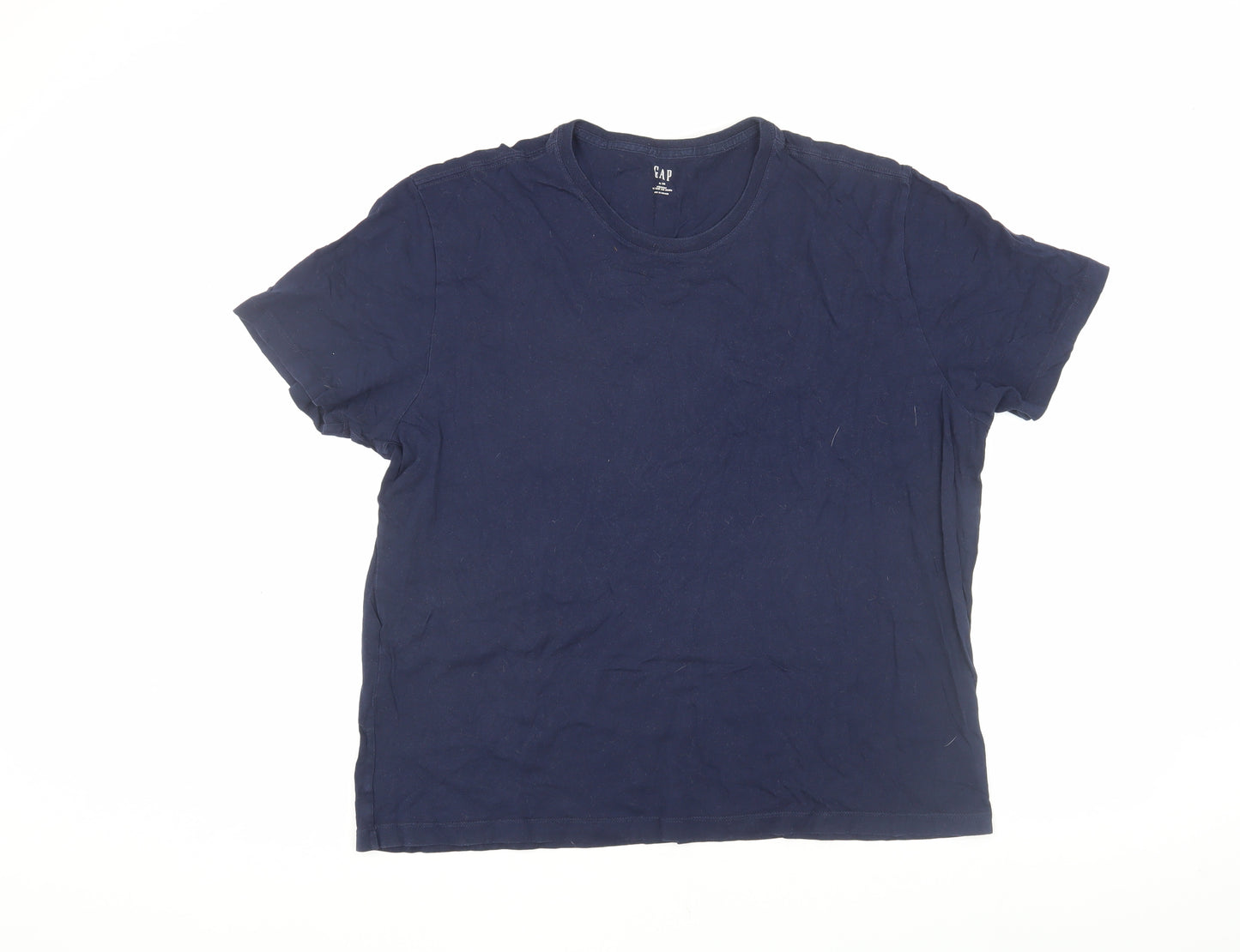 GAP Men's XL Blue Cotton Crew Neck T-Shirt