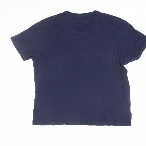 GAP Men's XL Blue Cotton Crew Neck T-Shirt