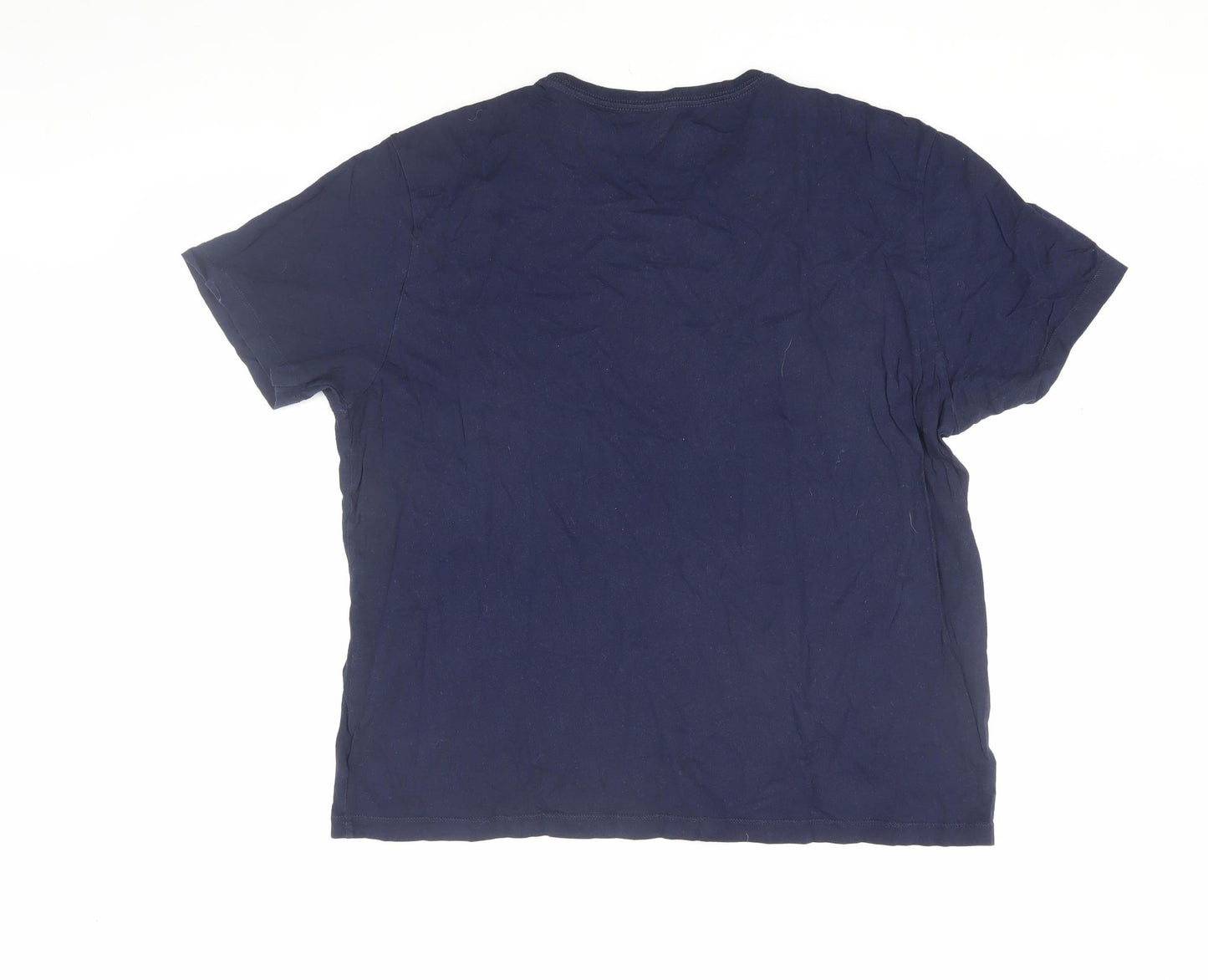 GAP Men's XL Blue Cotton Crew Neck T-Shirt