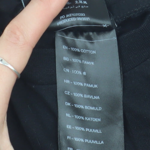 MP Men's Black XS Cotton Short Sleeve T-Shirt