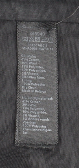Monsoon Women's Blue Pea Coat Size 12 - Elegant Winter Style