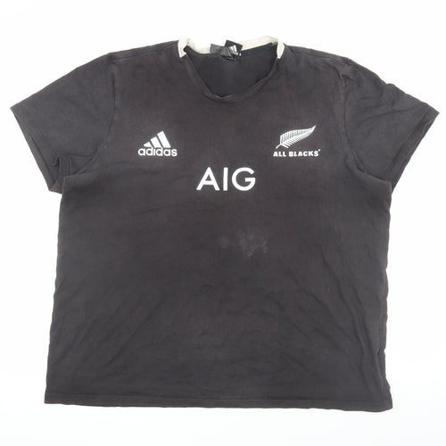 Adidas Men's Black Sports T-Shirt XL