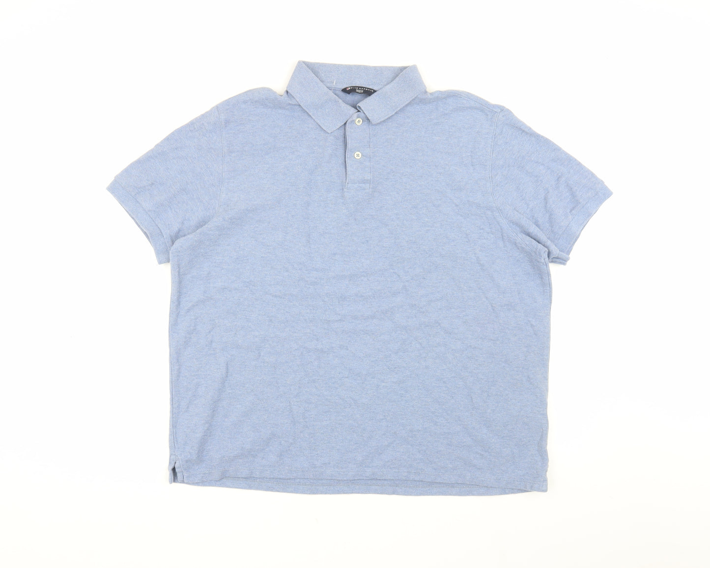 Marks & Spencer Men's Blue XL Cotton Polo Shirt