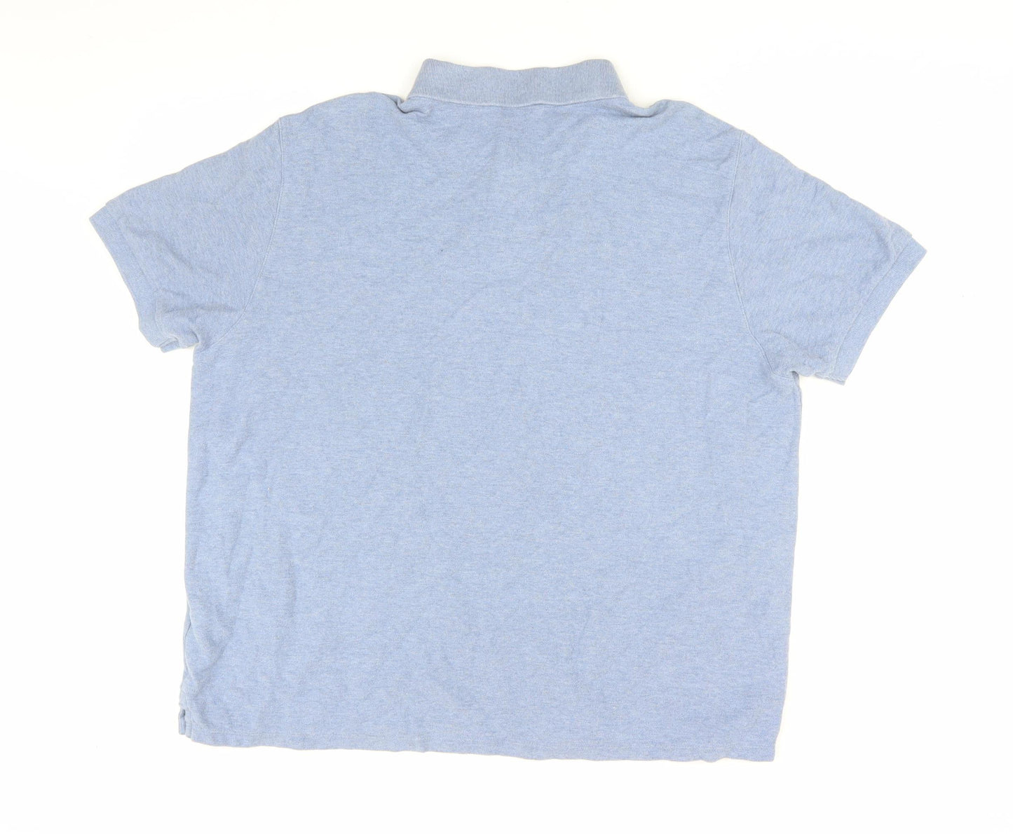 Marks & Spencer Men's Blue XL Cotton Polo Shirt