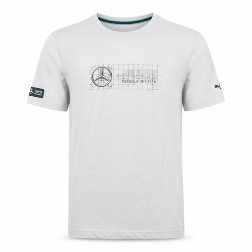 Puma Men's Grey M T-Shirt, Sports Theme with Logo