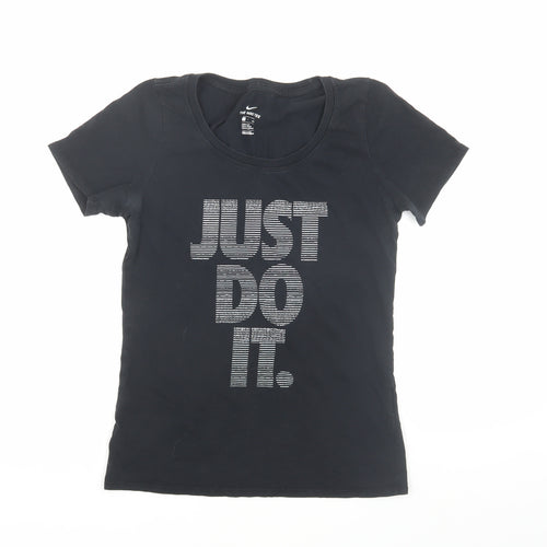 Nike Women's Black S Basic Crew Neck Athletic T-Shirt