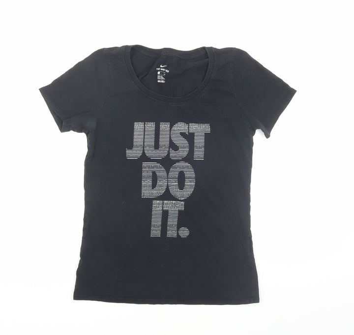 Nike Women's Black S Basic Crew Neck Athletic T-Shirt