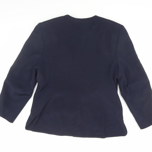 Jacques Vert Women's Navy Jacket, Lined, Size M