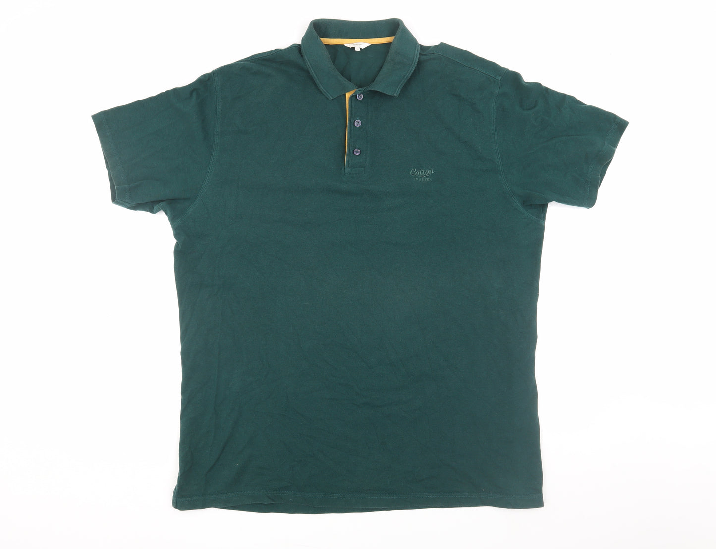 Cotton Traders Men's Green XL Polo Shirt