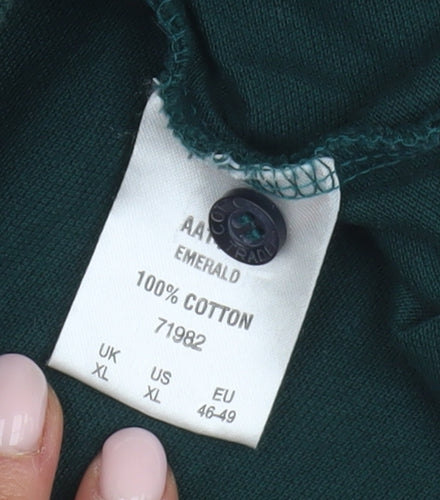 Cotton Traders Men's Green XL Polo Shirt