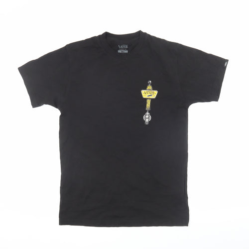Vans Men's Black Graphic Print T-Shirt Size S