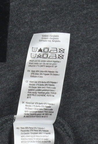 Southern Comfort Mens Grey Graphic Print XL T-Shirt