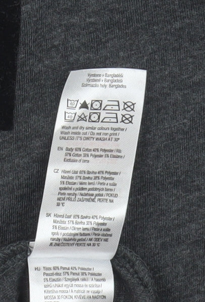 Southern Comfort Mens Grey Graphic Print XL T-Shirt