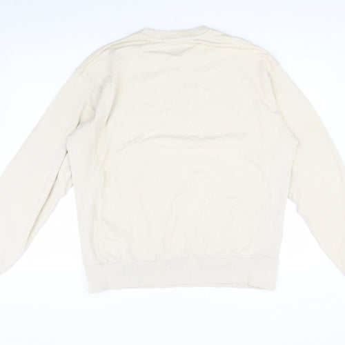 Denim Project Men's Ivory Sweatshirt Pullover L