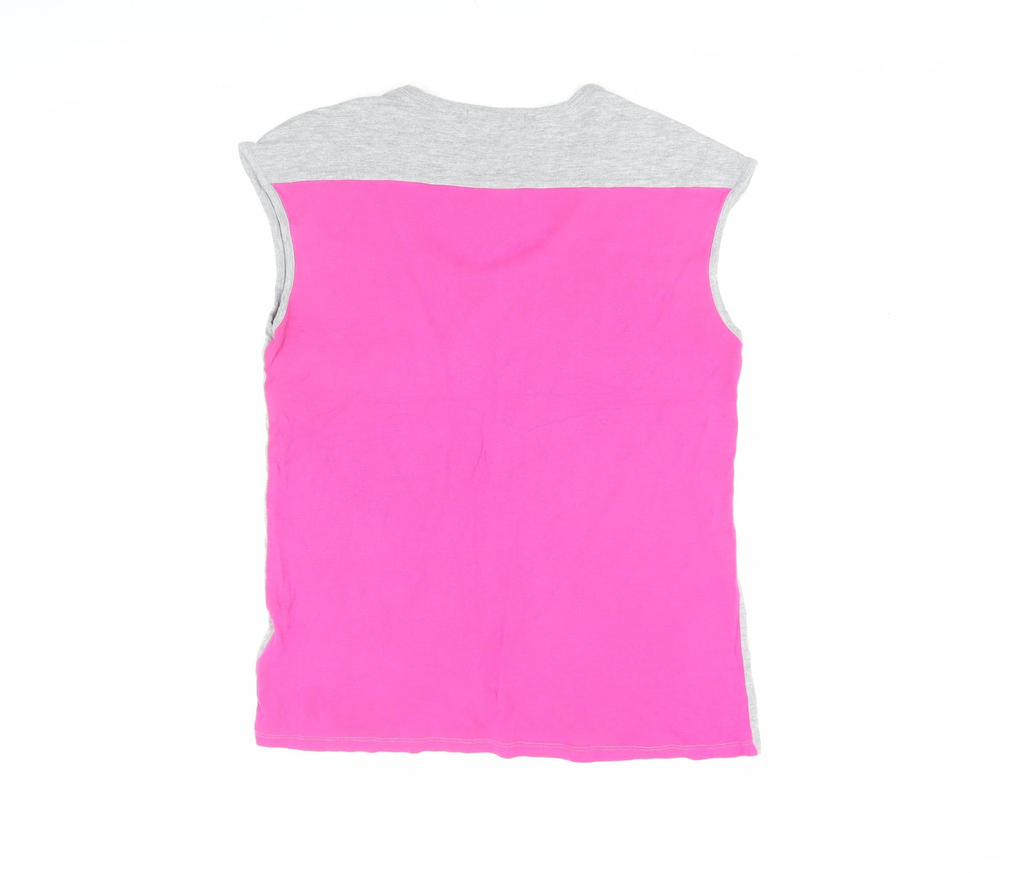Gap Women's Grey Sleeveless Scoop Neck Tank Top, Size S
