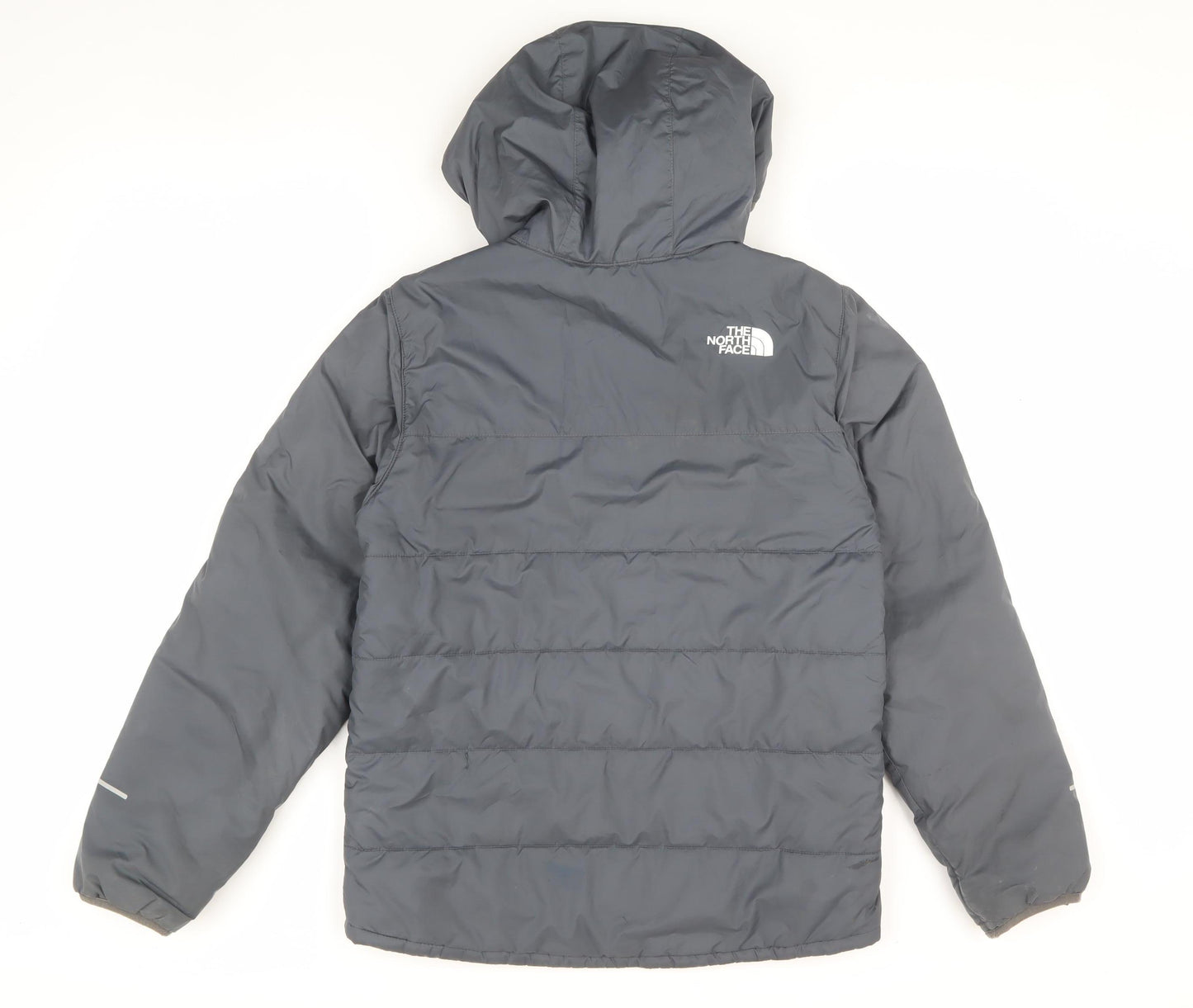 The North Face Boys Grey Puffer Jacket XL Hooded Winter Coat
