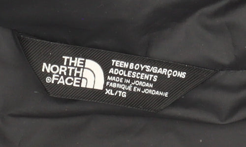 The North Face Boys Grey Puffer Jacket XL Hooded Winter Coat
