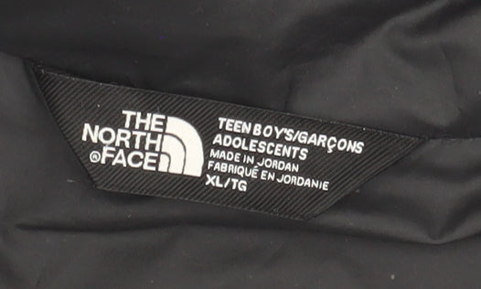 The North Face Boys Grey Puffer Jacket XL Hooded Winter Coat