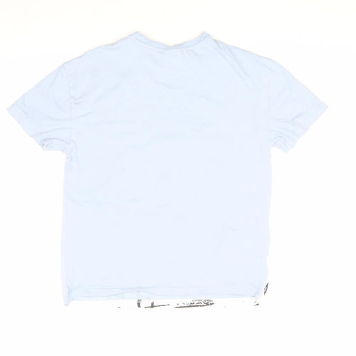 Sonic the Hedgehog Boys Blue Cartoon T-Shirt - Size 10-11 Years