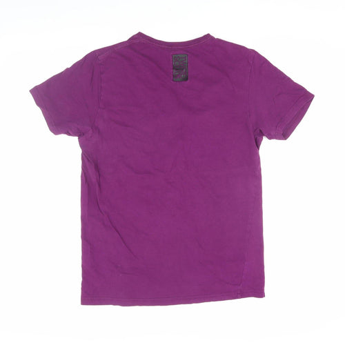 Twisted Soul Men's Purple Graphic T-Shirt L